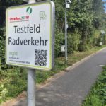 Neues „Testfeld Radverkehr“ an der Hammer Straße in Unna-Alte Heide: Wer dort herradelt, wird Teil eines Versuchs