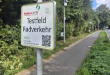 Neues „Testfeld Radverkehr“ an der Hammer Straße in Unna-Alte Heide: Wer dort herradelt, wird Teil eines Versuchs
