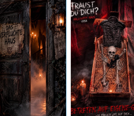 Halloween Haus Unna 2026 – Das verfluchte Haus erwartet euch: Statt Eintritt eine Spende fürs Kinderhospiz